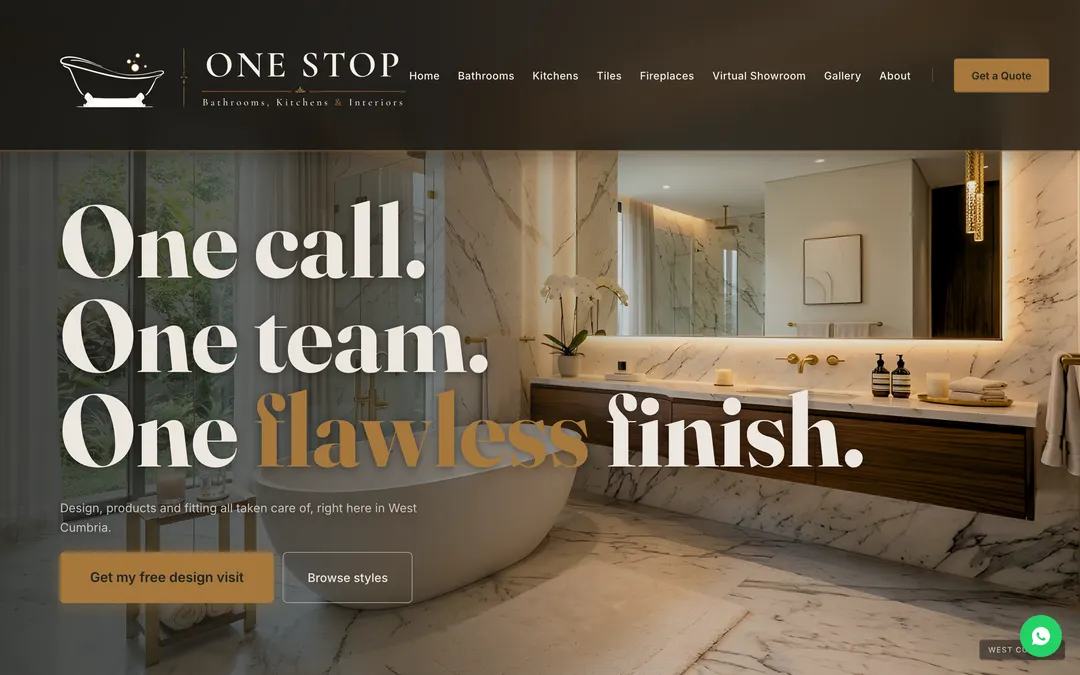 One Stop Bathrooms — Bathrooms & kitchens