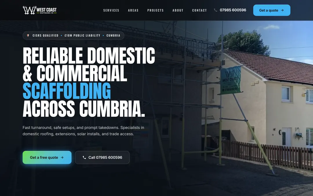 West Coast Scaffolding — Scaffolding